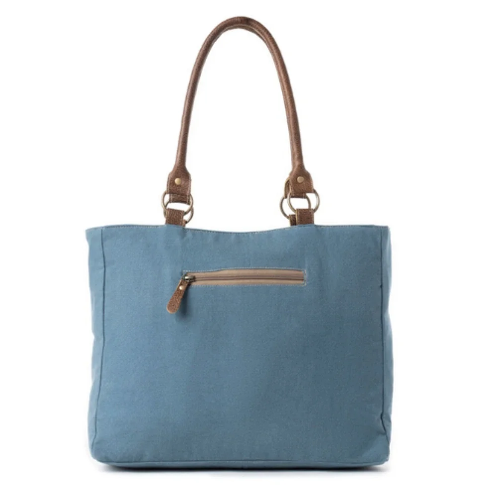 M27 Myra Seabound Mosaic Crossbody Bag in Faded Blue